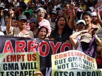Philippines ex-president to challenge her arrest