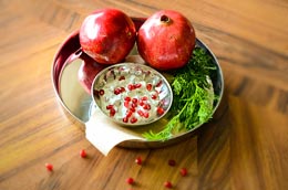 Greek-inspired-pomegranate-raita